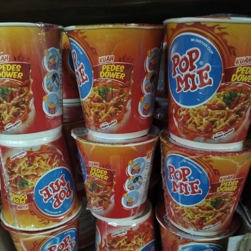 

POP MIE PEDES DOWER AYAM CUP 1 DUS ISI 12