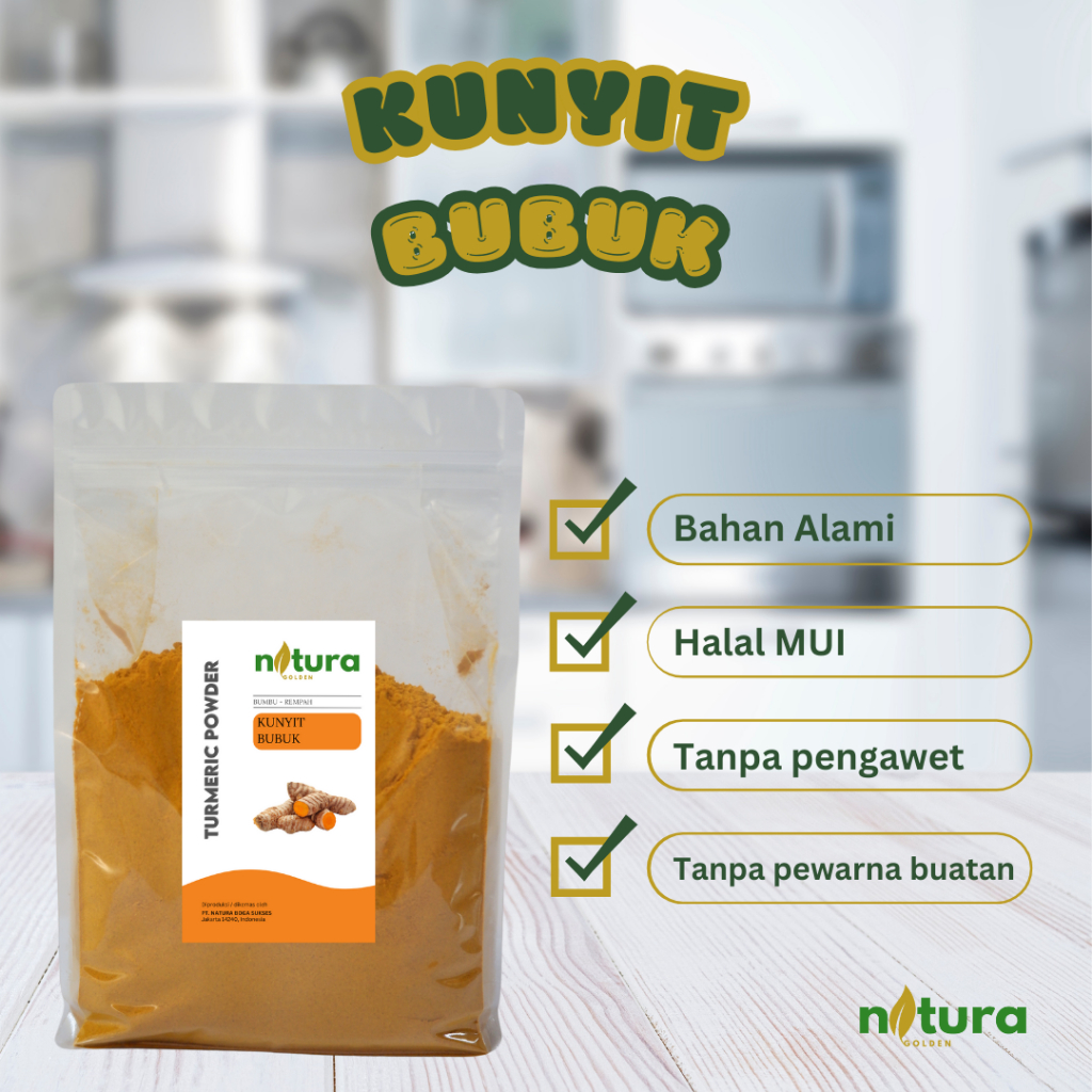 

Natura Golden Kunyit Bubuk