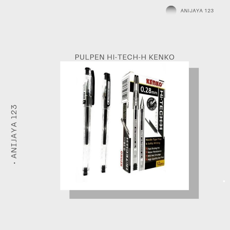 

PULPEN/PENA TULIS HITECH MEREK KENKO 1PACK ISI 12PCS