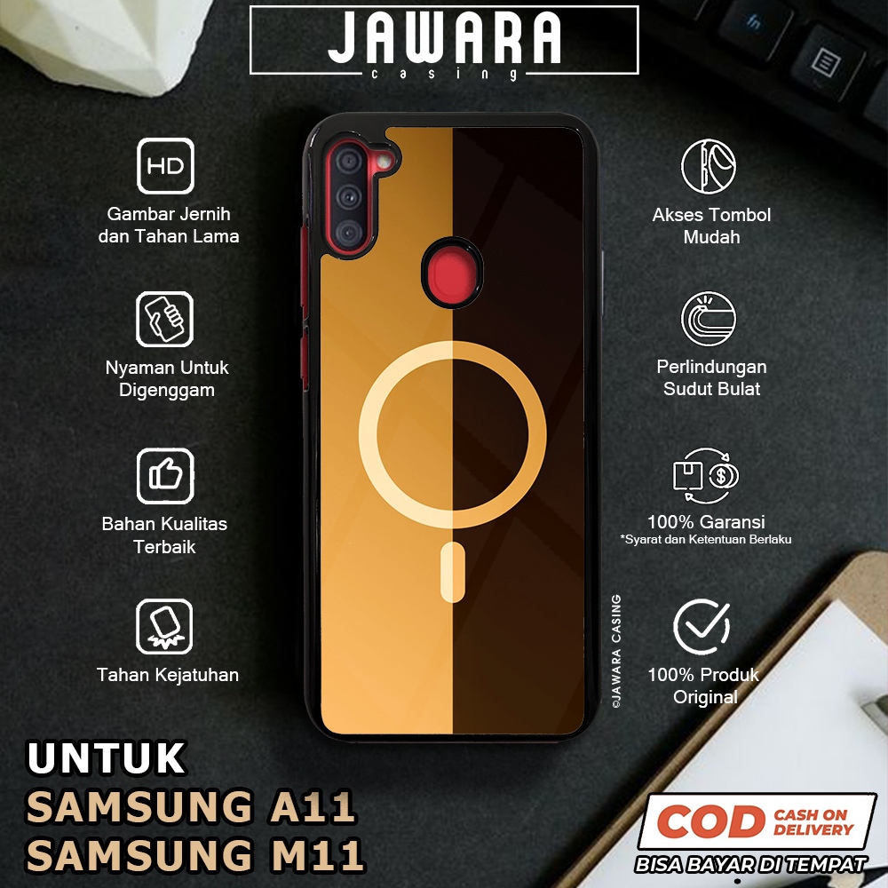 Case Samsung A11 M11 Casing Samsung A11 M11 [MAGS] Premium Case Glossy Case Hp Samsung Jawara Casing
