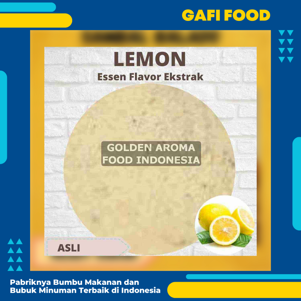 

Bubuk Lemon 500gr Pure Efe Ekstrak 1/2 kg Lemon Essen Flavor Pure Murah Terbaik Non Gula & Creamer