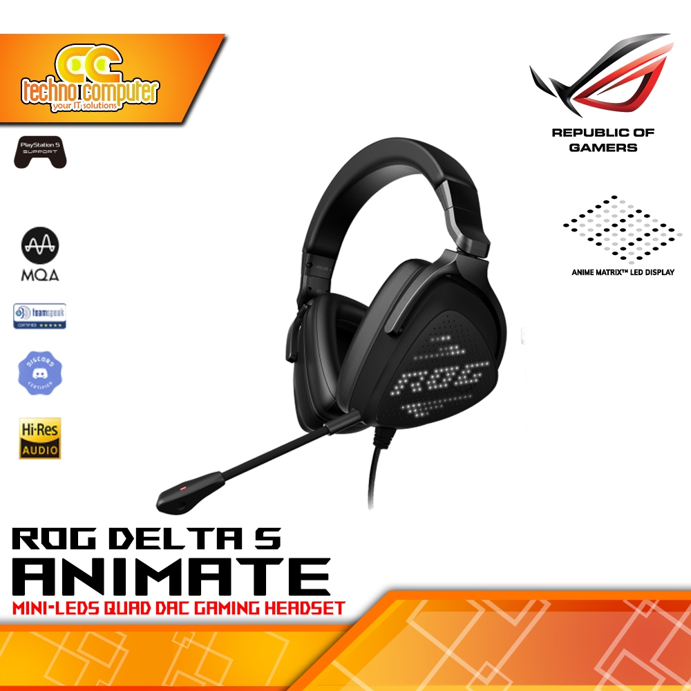 HEADSET GAMING ASUS ROG Delta S Animate - Gaming Headset