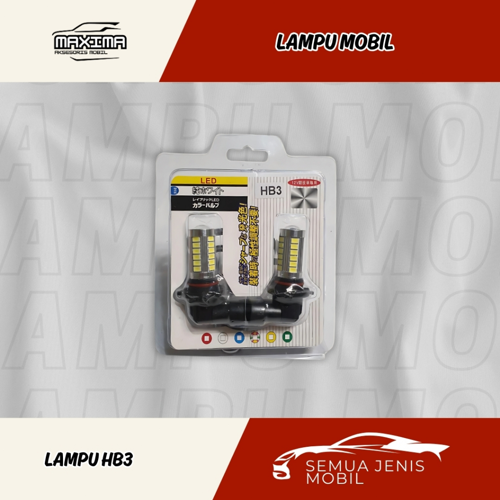 Dop Led HB3 12v Lampu Mobil