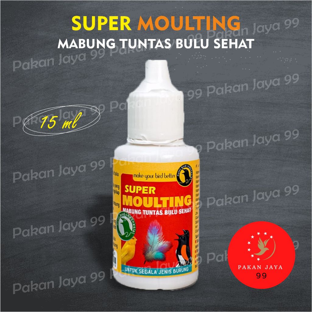 READY SUPER MOULTING NUTRIBIRD VITAMIN OBAT BURUNG MABUNG NGURAK NYULAM RONTOK BULU ANTI MACET STRES