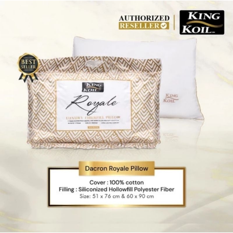 Bantal Royal Gold King Koil - Royale Gold King Koil Pillow