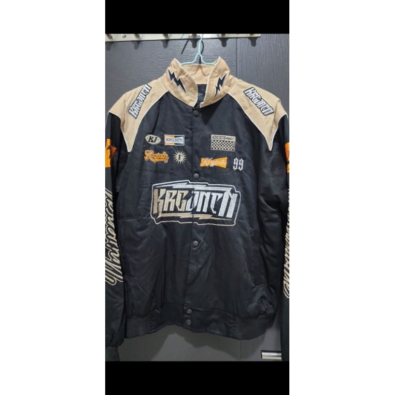 (PRELOVED)Racing Jacket Cowok Ori Tsurutori Phoenix Varsity Jacket - Nascar Jacket