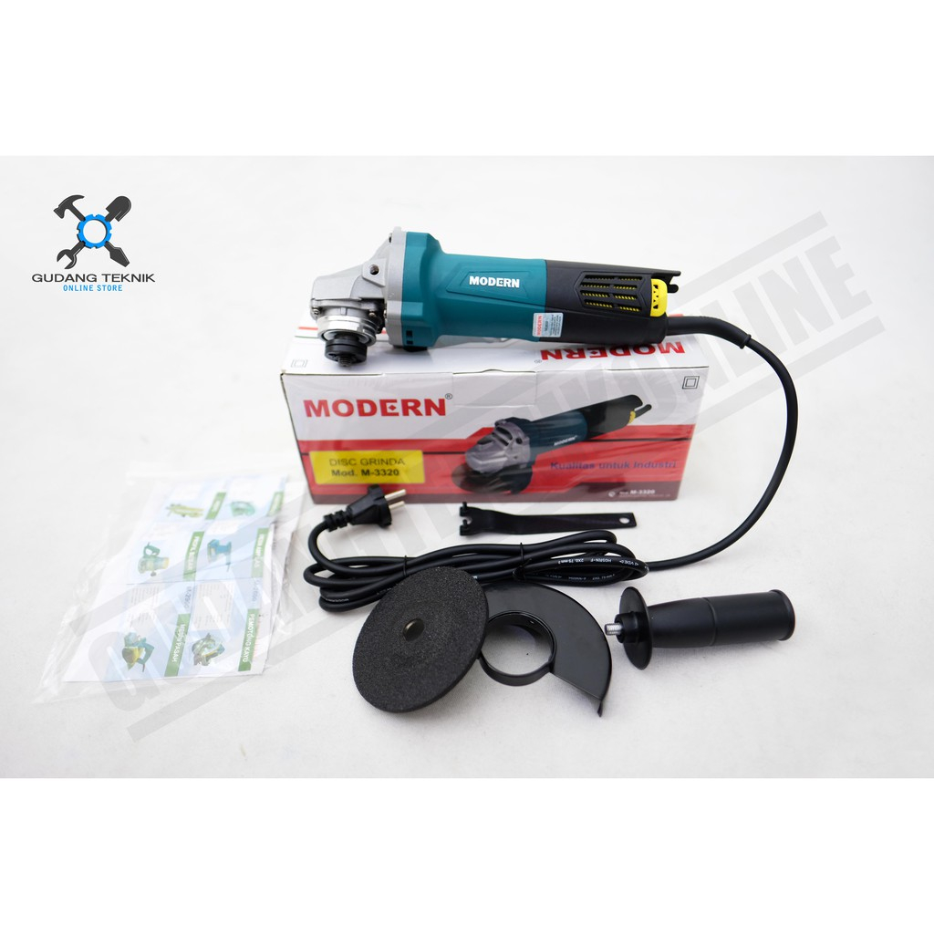 Modern M-3320 SIM100B / Mesin Gerinda Modern M 3320 SIM-100B / Gerinda Tangan Modern M3320 SIM 100B 