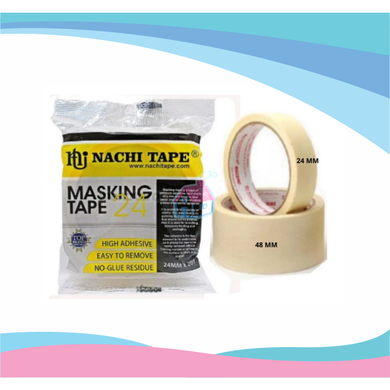 

(1 Pcs) Isolasi Kertas Masking Tape Nachi 24 Mm | sikiki store