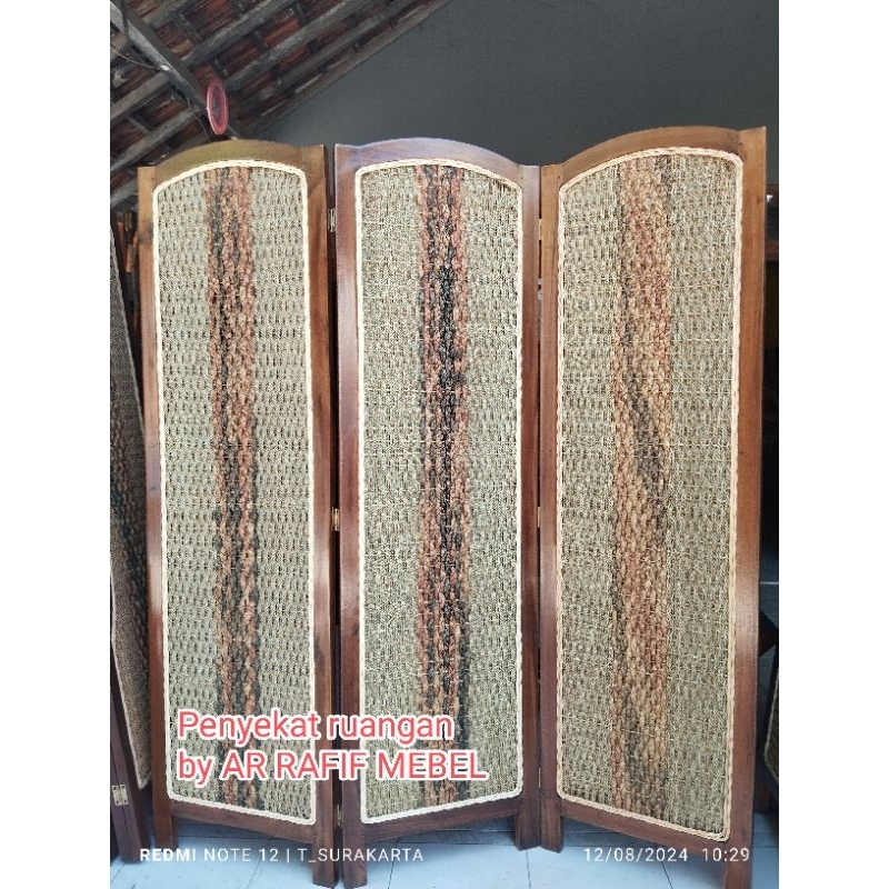 penyekat ruangan rotan / penyekat ruangan / rono rotan / partisi rotan / partisi / sketsel rotan