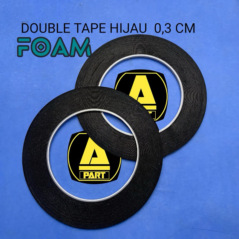 

DOUBLE TAPE FOAM HIJAU 0.3 CM