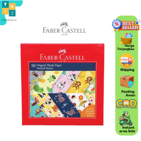 

50 Origami washi paper Animal & season pattens_FABER CASTELL