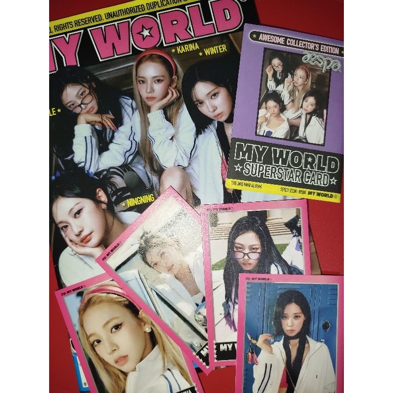 Album Aespa official My World Spicy ver + TC