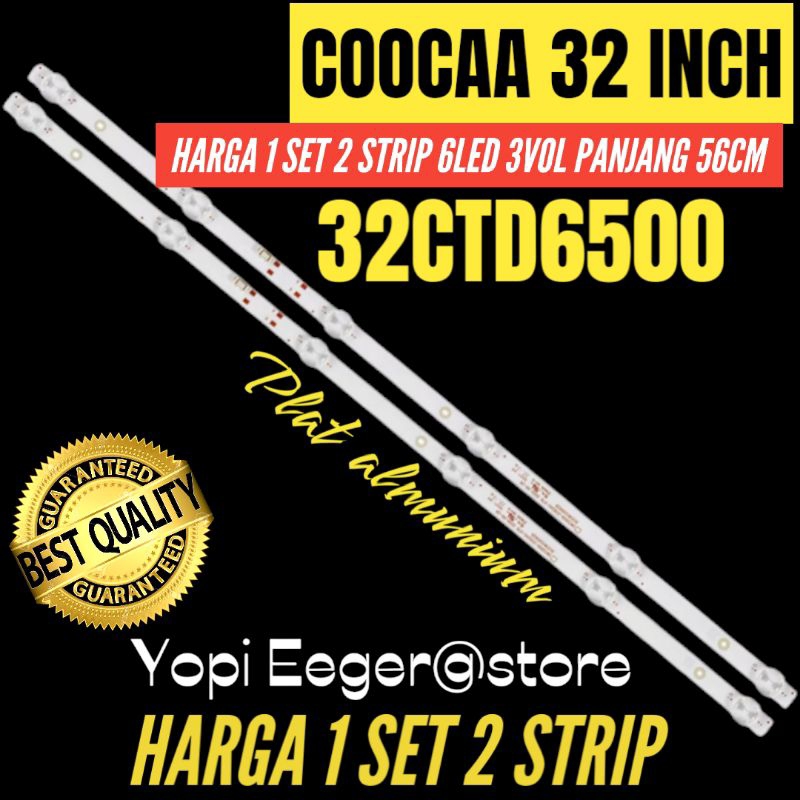 BACKLIGHT TV LED SMART ANDROID COOCAA 32 INCH 32CTD6500