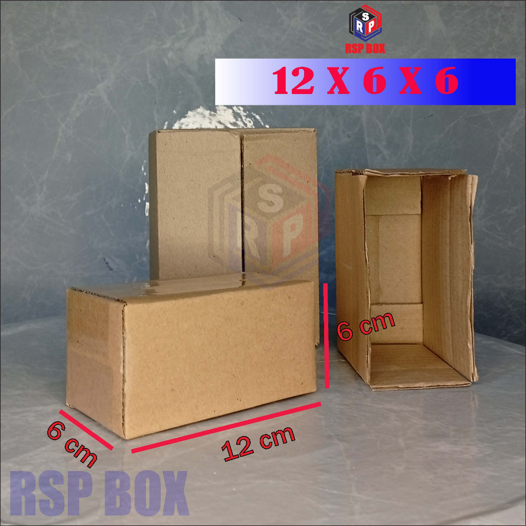 

Kardus Packing ukuran 12x6x6 cm karton box packaging kemasan murah