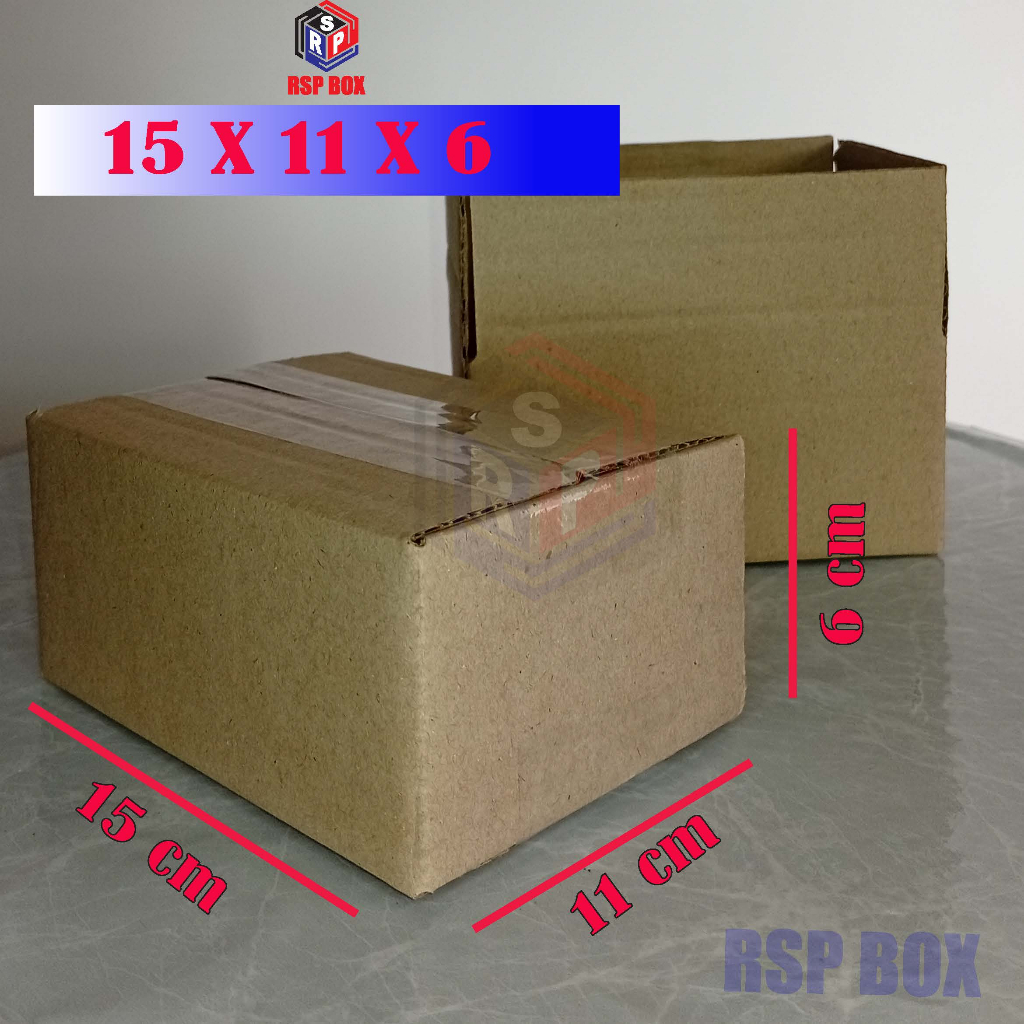 

Kardus packing ukuran 15x11x6 cm karton box packaging kemasan murah