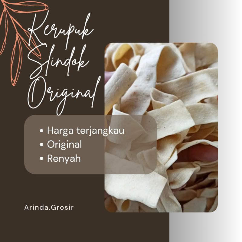 KERUPUK SLONDOK PUTIH SUPER MENTAH