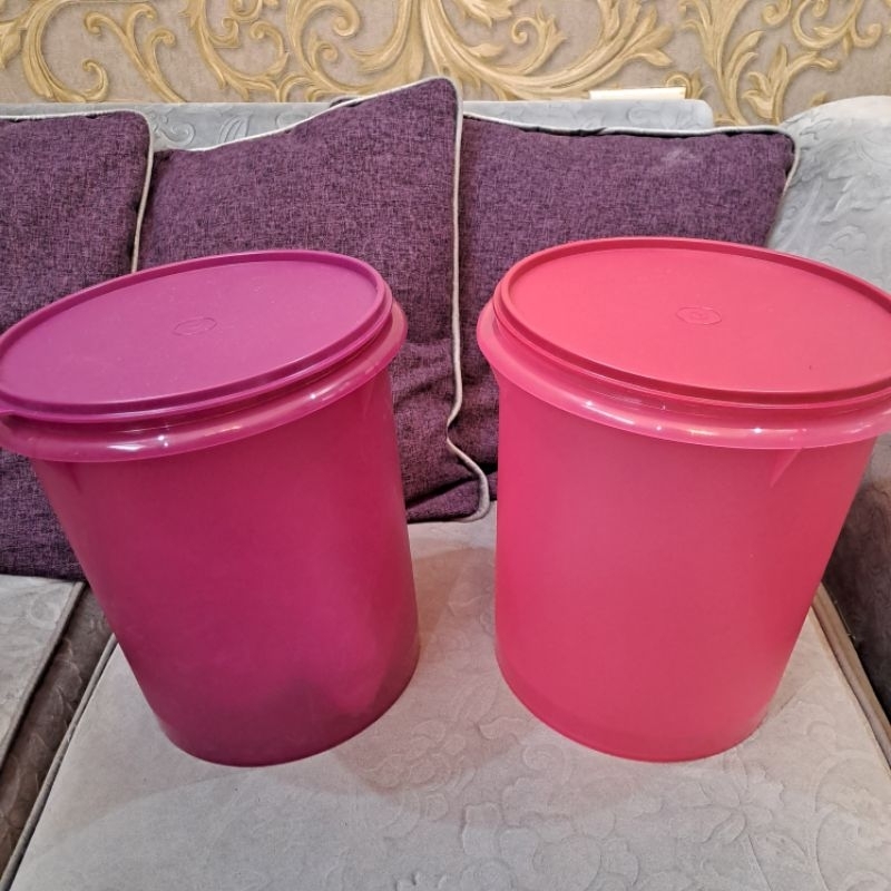 Promo Tupperware Giant Canister Toples 8,4 L Magenta ungu