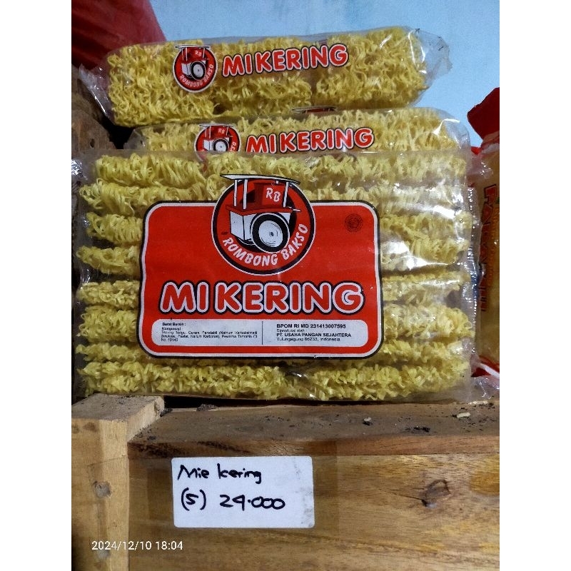 

Mie Kering Rombong