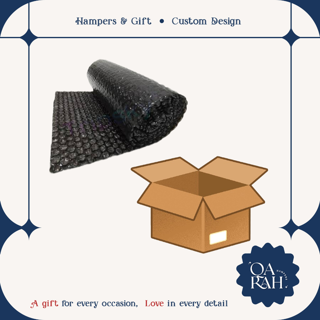 

EXTRA BUBBLE WRAP ATAU KARDUS TAMBAHAN AMAN AGAR TIDAK MUDAH RUSAK DEMI KEAMANAN LEBIH TERJAMIN