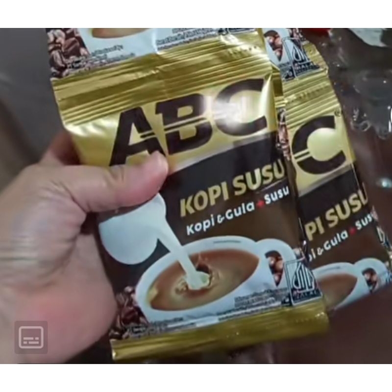 

kopi abc susu 31 gr per renceng | isi 10 sachet