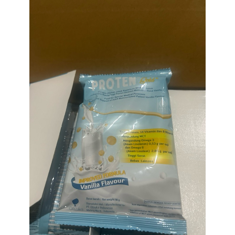 

Proten Gold Vanila isi 18