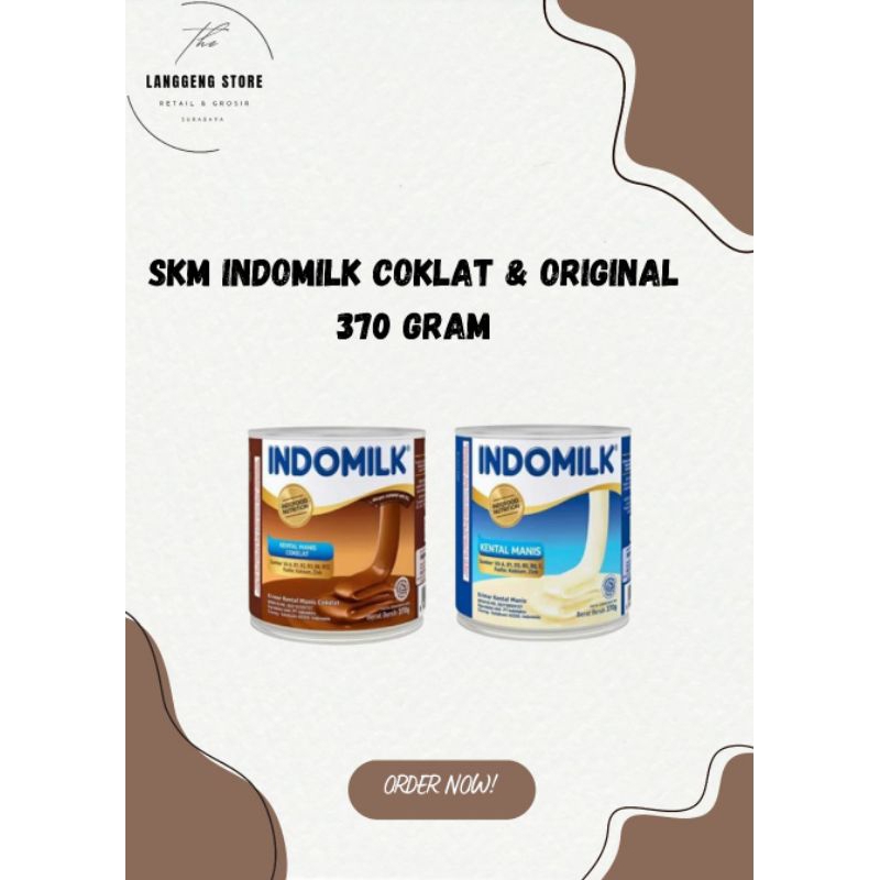 

susu kental manis indomilk original 370 gram SKM indomilk 370 gram susu kaleng indomilk 370 gram