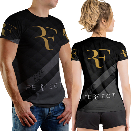 RF Roger Tshirt Fullprint Bahan Polyester Jersey | Size S M L XL XXL 3XL | PO 3 HARI