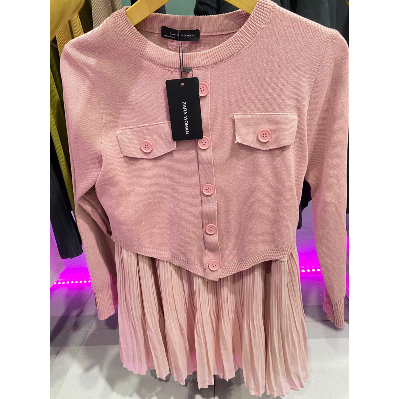 Atasan Blouse Rajut Knit Zara Woman