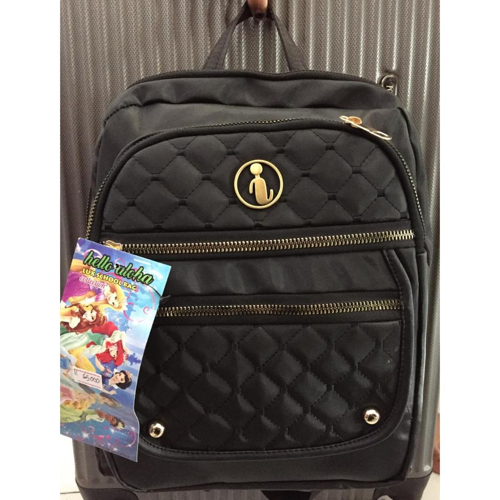 Tas ransel Polo Diplomat i hitam emas