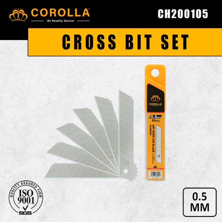 

Corolla Refill Isi Pisau Cutter 18 x 0.5mm / Isi Cutter Besar / Pisau Cutter CA200105