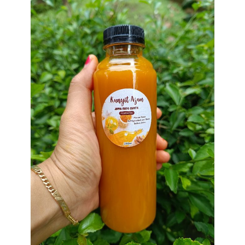 

Jamu kunyit asam 250ml (Jamu ratu cantik homemade)