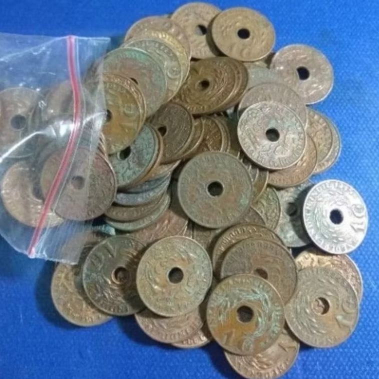 Koleksi Nederlandsch Indie 1 Cent Bolong