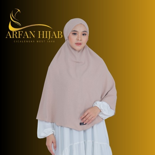 Kerudung Khimar Crinkle Airflow Size XL - Hijab Trend XL Non Pet - Khimar Crincle XL Non Pet