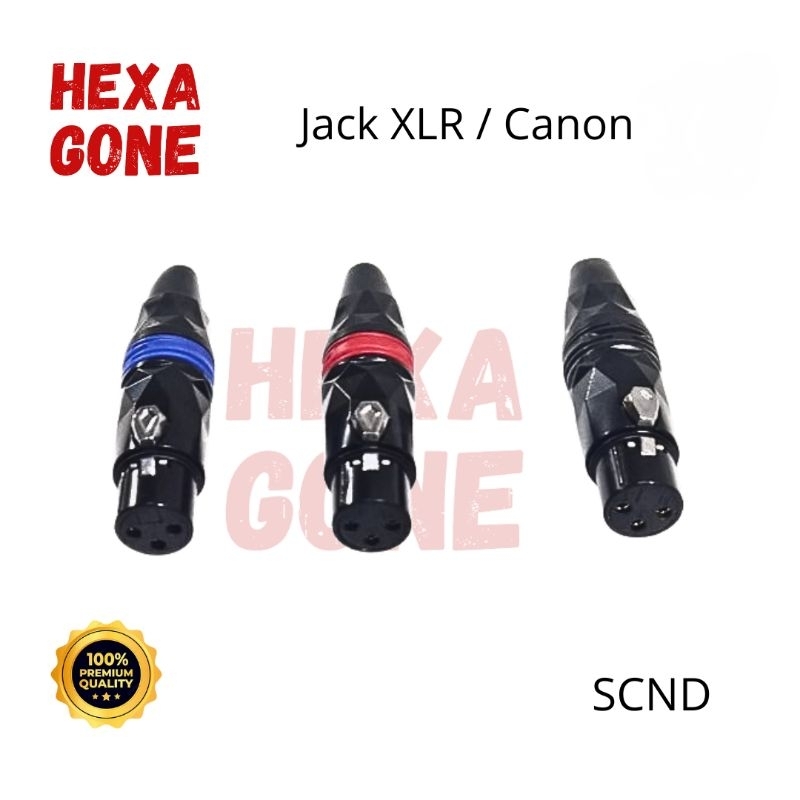 Jack XLR Canon Female Cewe STX