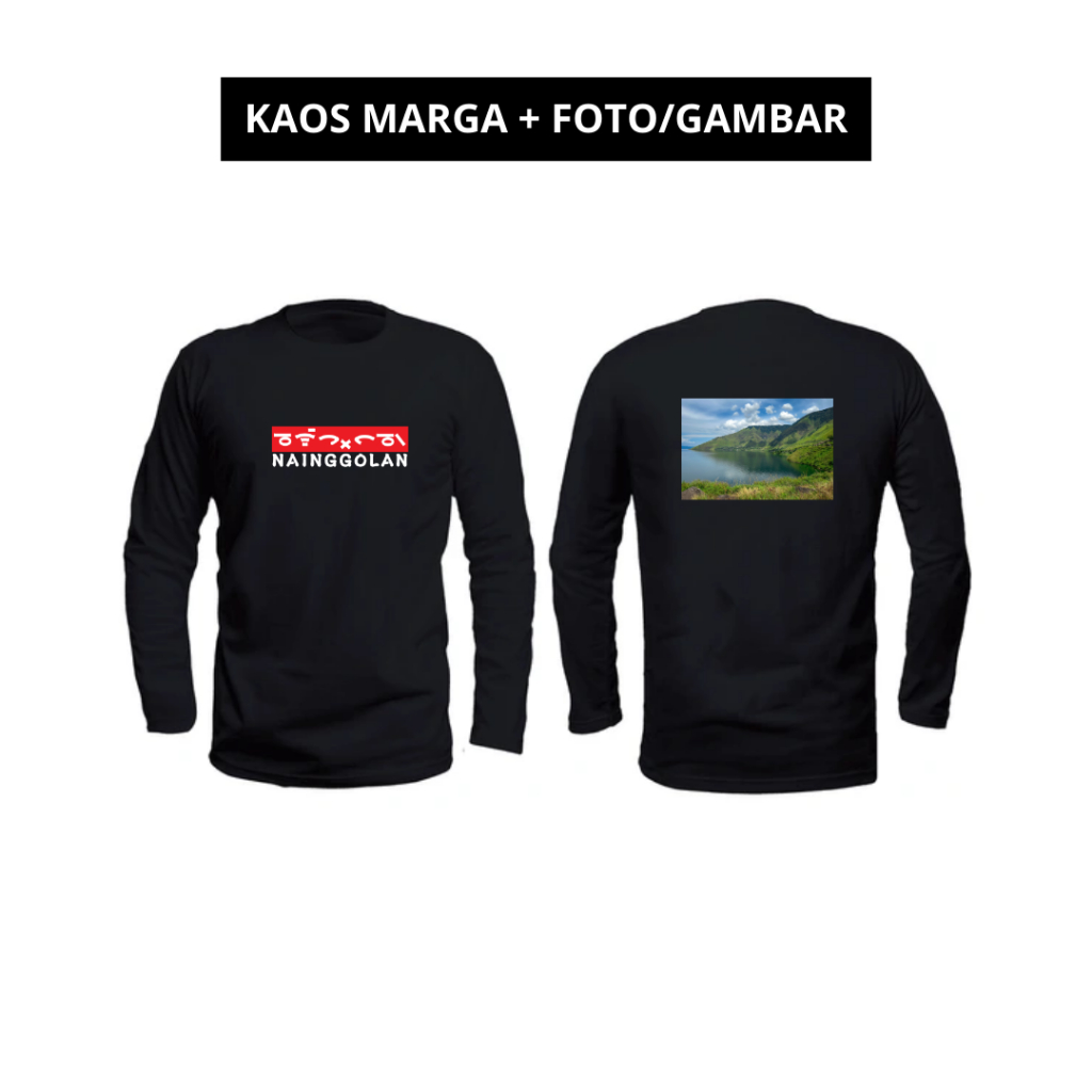 KAOS MARGA BATAK LENGAN PANJANG + FOTO