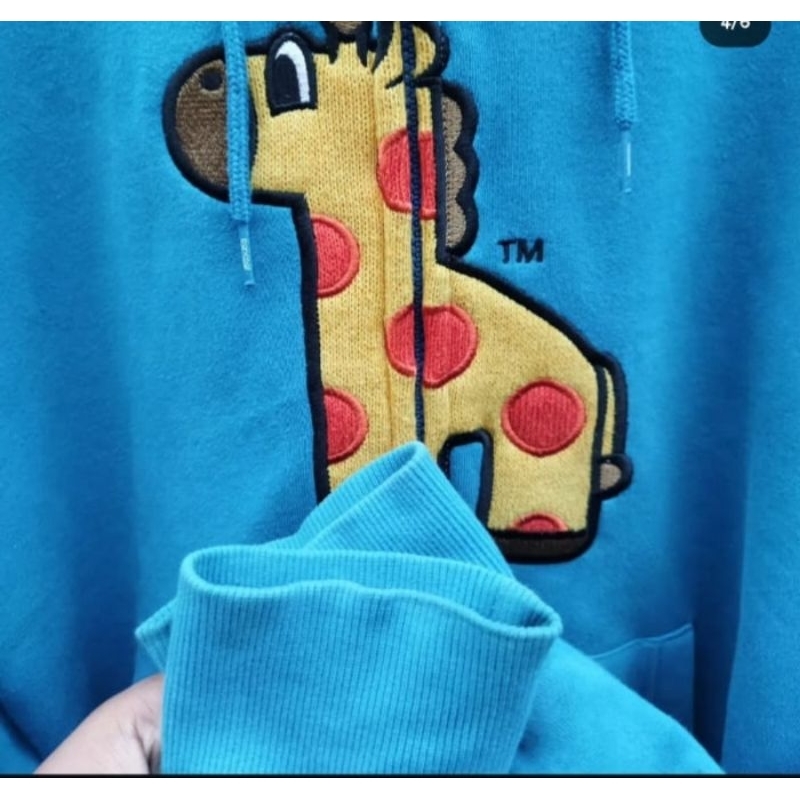 Hoodie Zipper PANCOAT ART jerapah