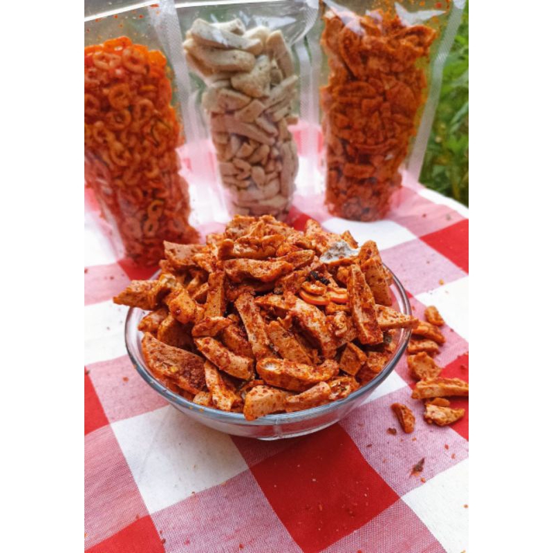 

Basreng Pedas/Original daun jeruk