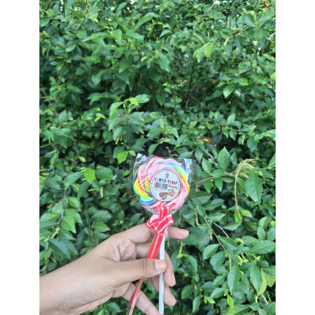

Surya Tulip Permen Lolipop Bunga 6 cm - Tanpa Pemanis Buatan - Premium