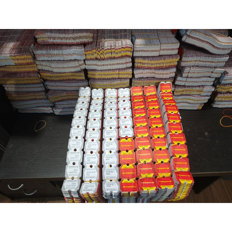 Tiket Timezone 1000pcs + bonus Ticket Timezone expired Desember 2026