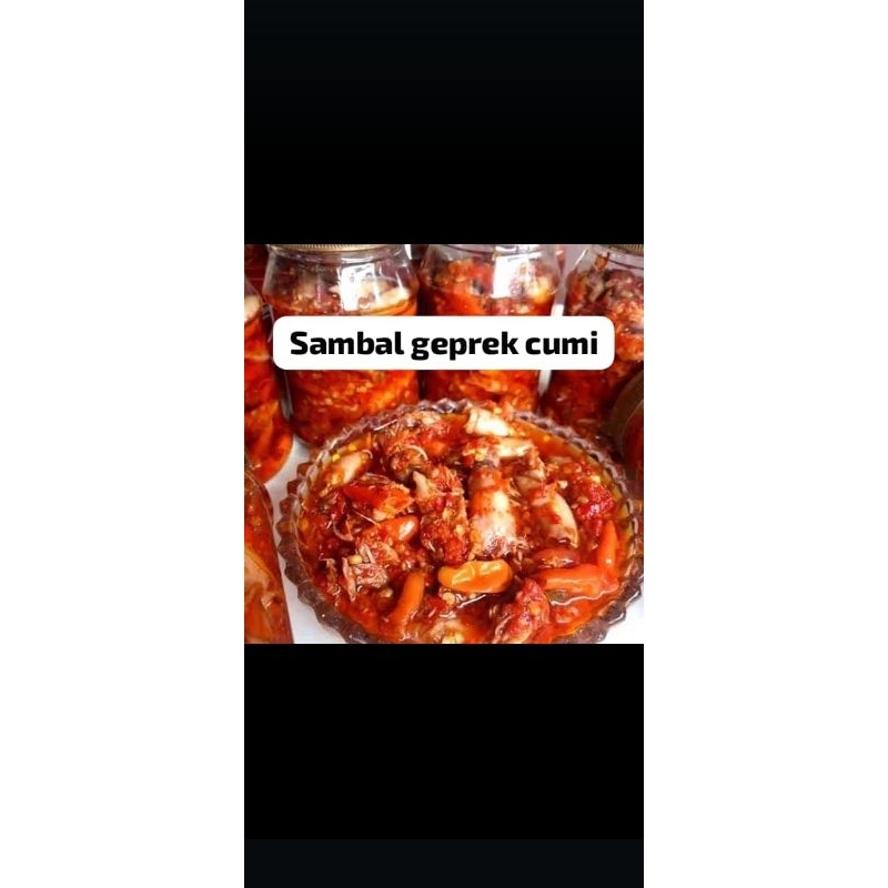 

Sambal Geprek cumi pedass