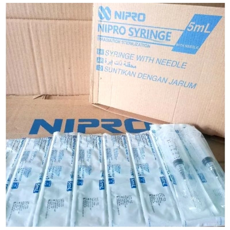 spuit 5ml NIPRO 1box