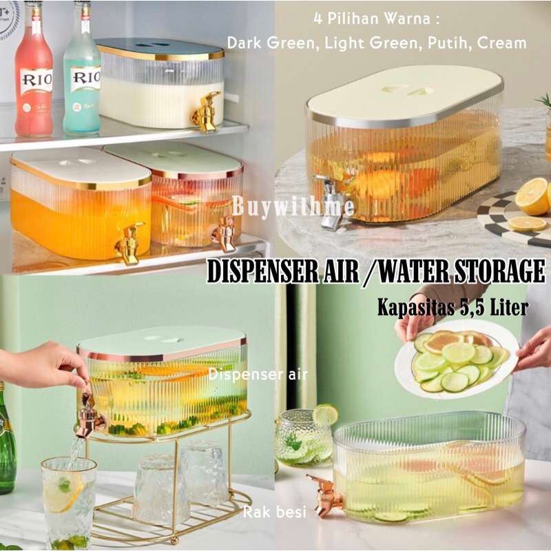 (READY STOCK) Dispenser Air / Dispenser Air Dingin Kulkas / Water Storage / Tempat Air Minum / Wadah