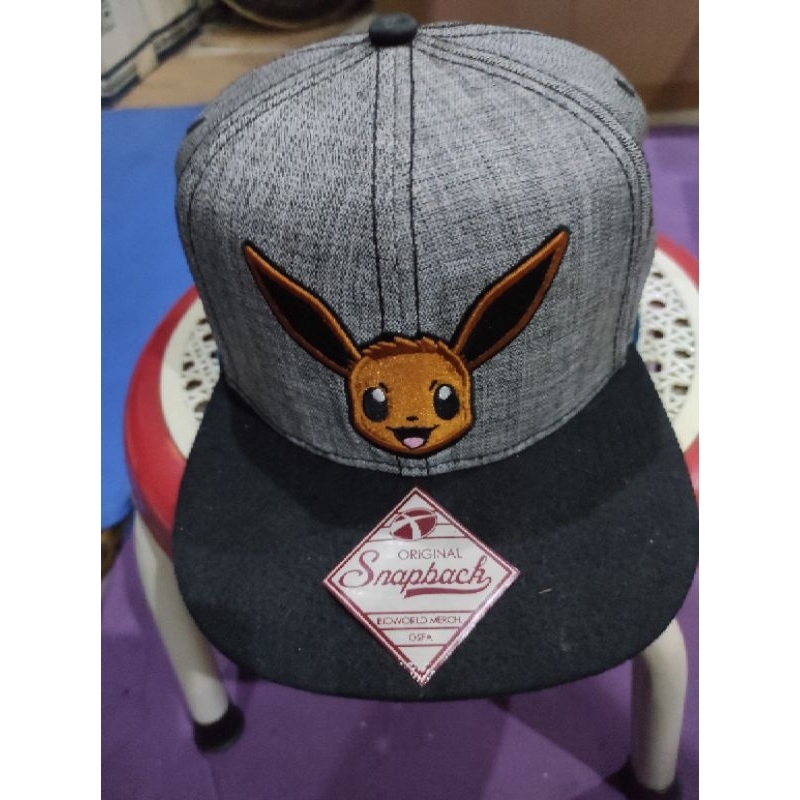Topi Snapback Official Pokemon (EvvE) Original 🇯🇵🇯🇵🇯🇵