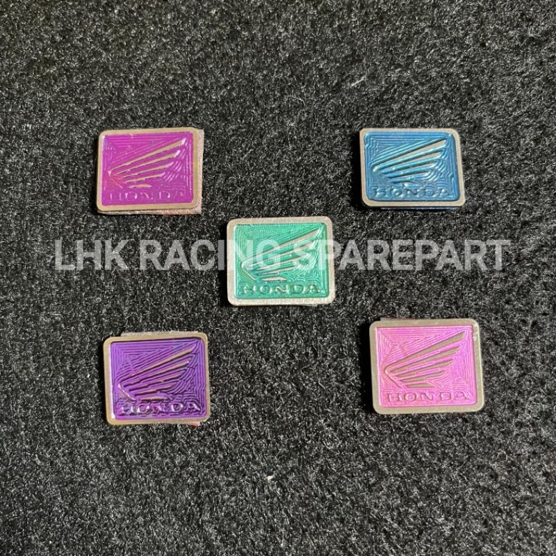 Emblem logo stiker titan batok kilometer honda Sayap/Wings kecil original vietnam