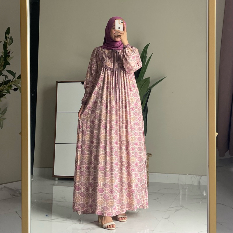 Gamis Syifa Rayon Premium LD 110 PB 138 Busui