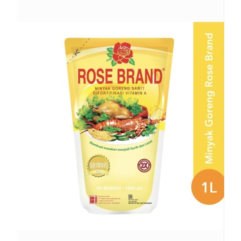 

Minyak Rose brand 1 liter