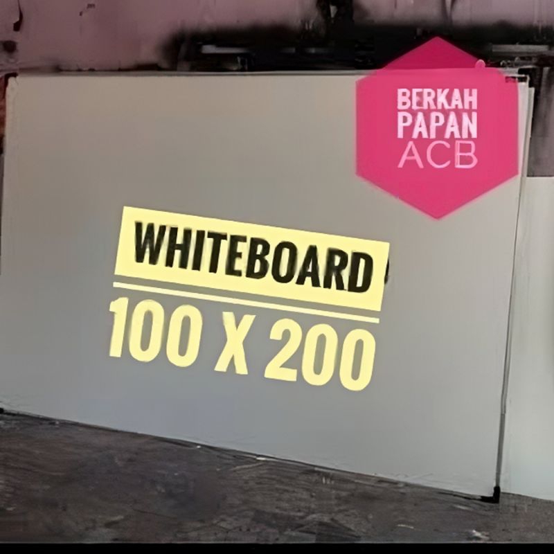 

Papan Tulis Whiteboard 100 x 200 / Papan Tulis 100x200 Single Side