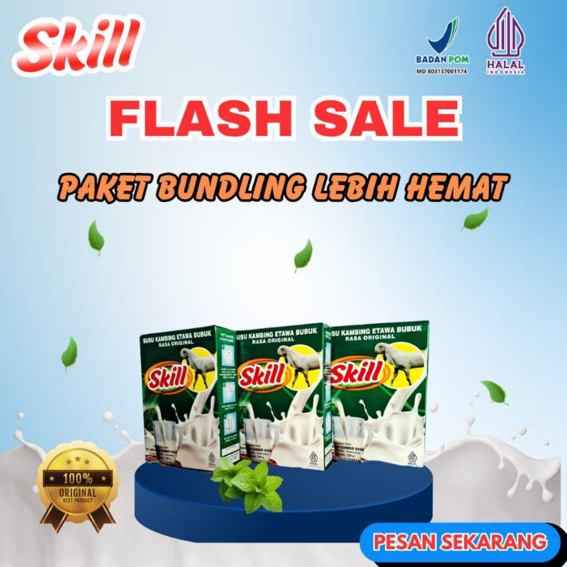 

Skill Rasa Original Su Kambing Etawa Bubuk Warna Coklat