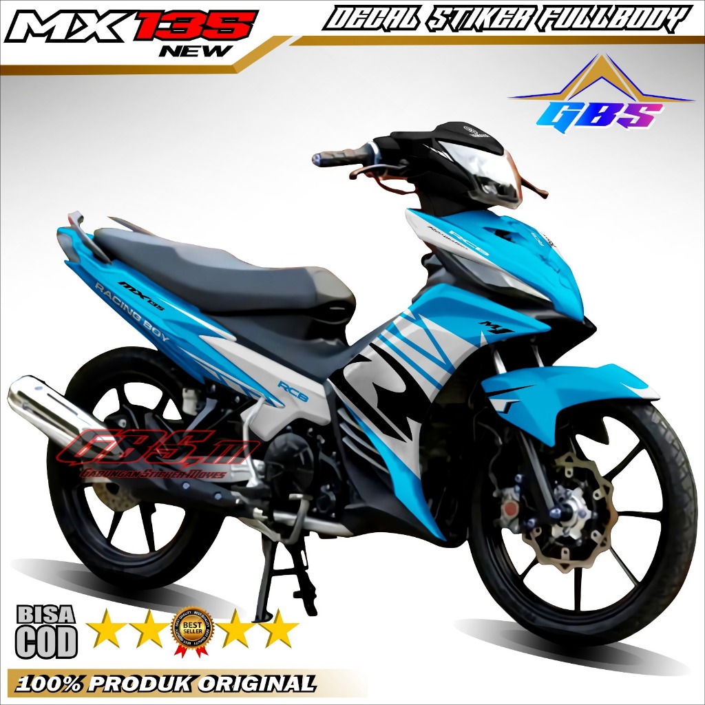 Terbaru - Decal Jupiter Mx New 135 Decal Stiker Mx 135 New Fullbody Stiker Jupiter Mx 135 Fullbody S