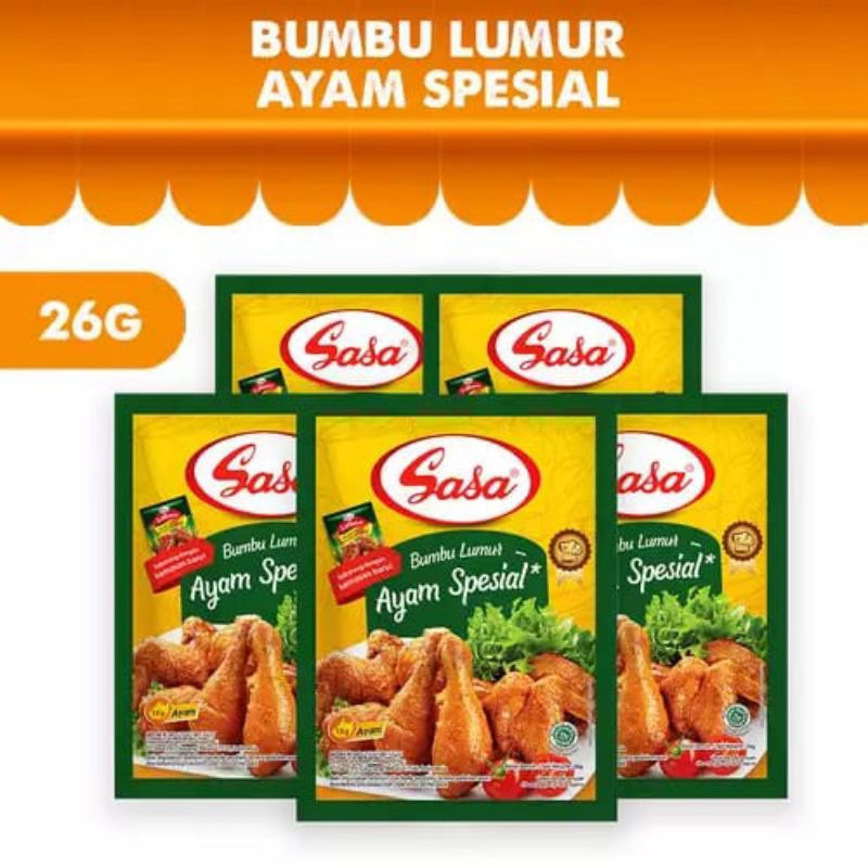 

Sasa Bumbu Lumur Ayam Spesial 26gr x5pcs